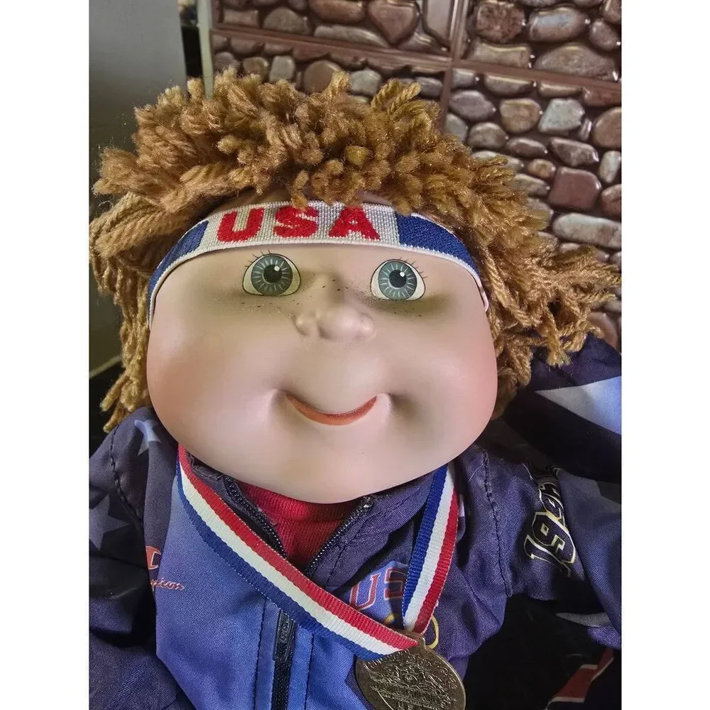 Cabbage Patch Kids Dolls The Danbury Mint Porcelain Collector 1996 Olympics
